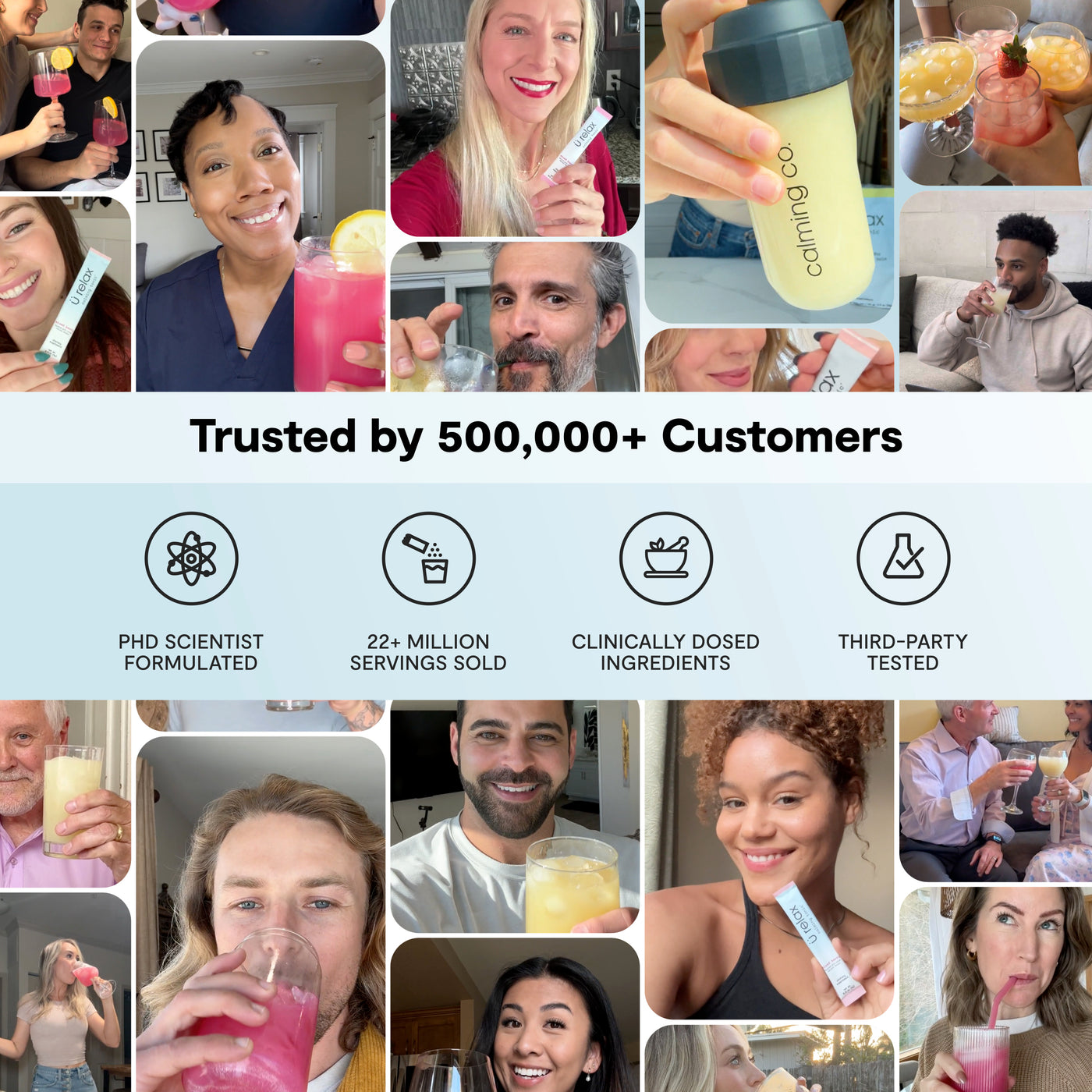 Over 500,000+ customers · 5,000+ reviews · 4.8 stars